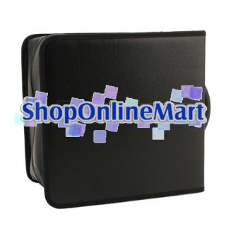 cd dvd album 520 capacity cd dvd wallet cd holder cases in black color 