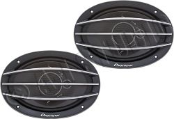   in Car Stereo 6x9 6x9 3 Way Speakers Set Grilles 884938125963