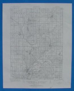 Cedar Springs Sparta Rockford Michigan 1916 Topo Map