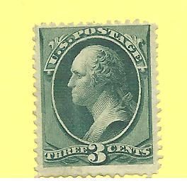 USA SC 207 George Washington 3 Cent Stamp 1881 2 MNHOG s 2024