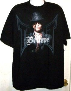 Tapout Charles Mask Lewis Believe UFC MMA XXL T Shirt