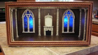 Dollhouse Miniature Gothic Moon 112 Scale Hand Crafted Room Box