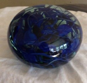 Charles Lotton Glass Paperweight
