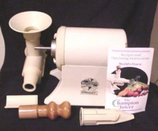 Champion Juicer 1 3 HP Model G5 NG 853s Excellent Condition User 