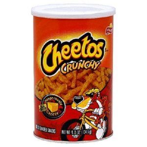 Large Crunch Cheetos Can Safe  Free Gift