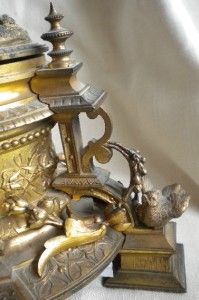 19th Century Paris Alphonse Giroux Art Nouveau Bronze Jewelry Casket 