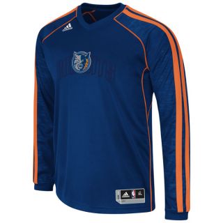 Charlotte Bobcats Adidas 2012 2013 Authentic on Court Long Sleeve 