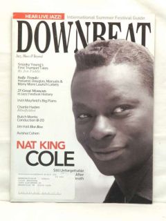 Downbeat Magazine Nat King Cole Charlie Haden Very RARE