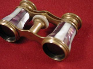 Chevalier Opticien Paris Opera Glasses with Mother of Pearl and 