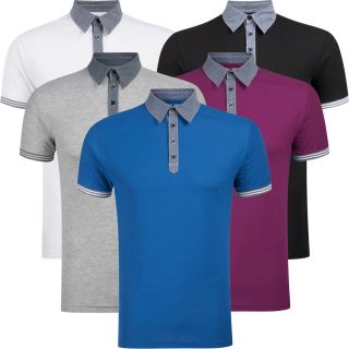 Charles Wilson Mens Polo Shirt New 5 Colour Options Regular Slim Fit 