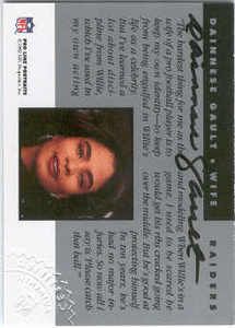 1992 Pro Line Portraits Wives Autograph Dainnese Gault AUTO Los 