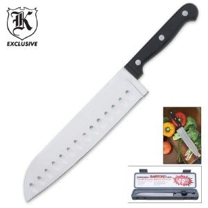 Chefs Knife Santoku Kitchen Knife with Case