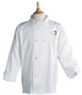 brand new chef coat this is a 8 pearl button white chef coat