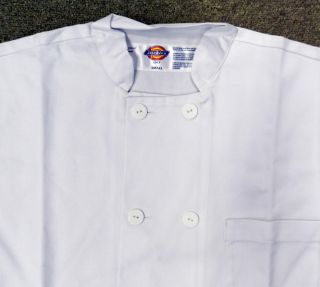   Restaurant Button Front White Uniform Chef Coat Jacket 2XL New
