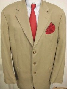 mens chereskin 3 button sport coat blazer 46l f57 11