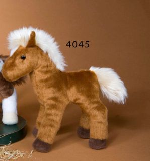 yookidoo douglas toys plush 8 mr brown chestnut horse new