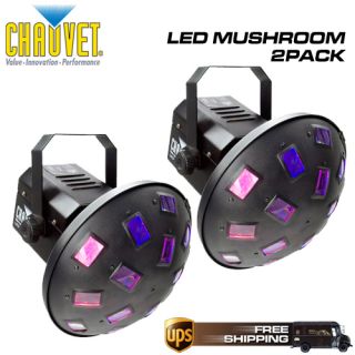 Chauvet Lighting LED Mushroom RGB DJ Effect Light 2 Pack