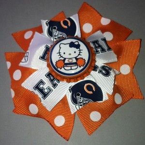 Chicago Bears Hello Kitty Cheerleader Bottle Cap NFL Tickets Boutique 