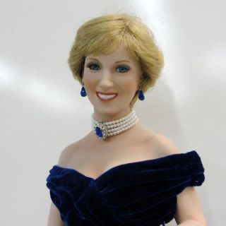 Ashton Drake Diana Princess of Wales Porcelain Doll Titus Tomescu 