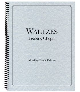 piano score of frederic chopin s waltzes op 18 op 34 op 42 op 64