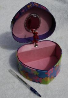   Elmo Girls Music Heart Jewelry Box Childs Street Case Sturdy