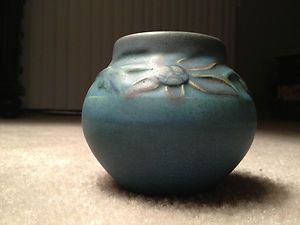 Charles S Todd Rookwood Pottery Vase with Matte Blue Glaze 911F Dated 