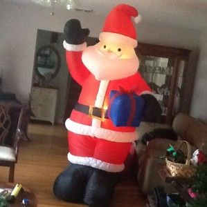 Christmas Holiday Lawn Decoration Giant 8 Foot Inflatable Santa Claus 