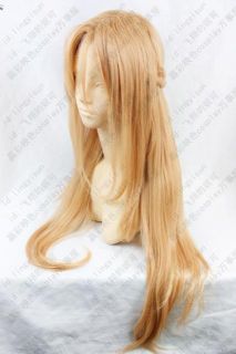 Sword Art Online Asuna Yuuki long cosplay wig 80cm free shipping + wig 
