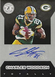 CHARLES WOODSON 2011 Totally Certified Totally Black Signatures AUTO 1 