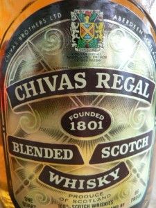 Vintage 1960s Chivas Regal Scotch Whisky SEALED Bottle