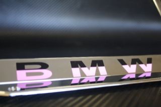 BMW License Plate Frame Plastic Chrome Black Pink All E 3 5 7 x M Z 