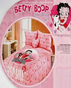   Boop Marilyn Queen Size Comforter Sheets 5pc Bedding Set New