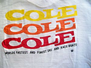 Collectible Drag Boat Racing COLE Worlds Fastest and Finest Ski Race 