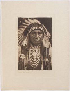 Edward Curtis: Chief Joseph Nez Perce, 1903 Vintage Orig. Gravure on 