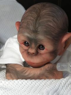 chaz Baby Chimpanzee Complete Kit for Reborn♥ ♥