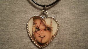 Childs Play Chucky Doll Horror Halloween Necklace