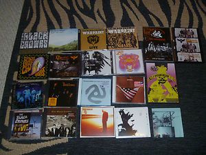    CROWES 26 CD DVD LOT CHRIS AND RICH ROBINSON SOLO SIGNED CD COMPLETE