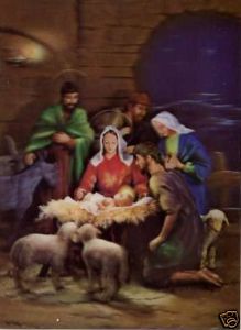 Christianity Jesus Christ Nativity Scene Postcard