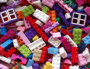 Bulk LEGO Lot Girl Colors Mix of 100 Pieces PURPLE WINDOWS Pink Bricks 