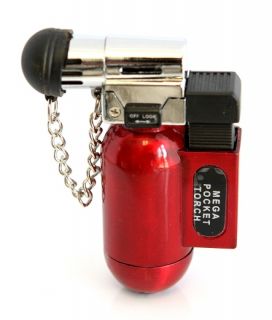   New Butane Mega Pocket Torch Lighter for cigarrettes and cigars 20302