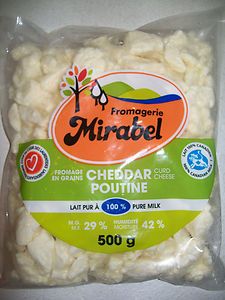 Cheddar Poutine Cheese Curd 500g Fresh from The Store