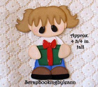 TPHH Christmas Girl Paper Piecing for Premade Pages Albums Cards