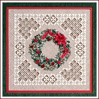 christmas wreath accessory pack contains yli 4mm silk ribbon 129 