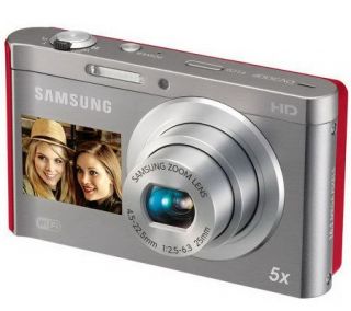 Samsung DV300F 16MP, 5X Zoom DualView Digital Camera —