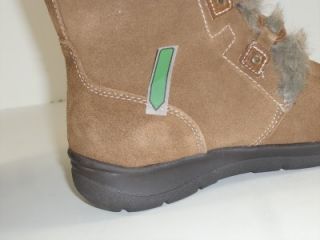 White Mountain Toba 5 5 M Chestnut Brown Suede Winter Boots Womens