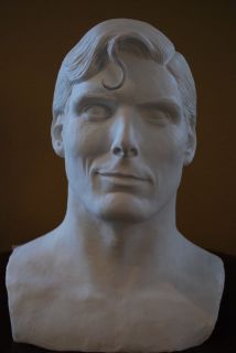 Christopher Reeve Superman Lifesize 1 1 Movie Prop Replica Bust