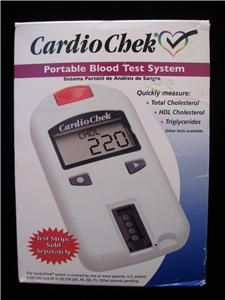  CHEK PORTABLE BLOOD TEST SYSTEM for CHOLESTEROL~HDL and TRIGLYCERIDES