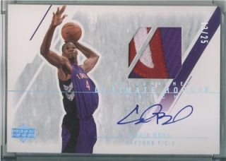 Chris Bosh 03 04 Ultimate Collection Auto Jersey RC 25