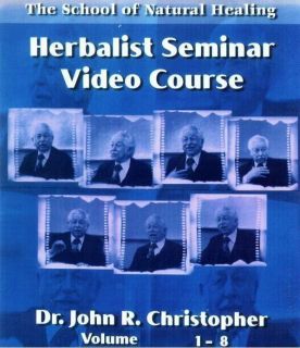 DR JOHN R CHRISTOPHER HERBALIST SEMINAR COURSE VHS FREE SAVE YOUR LIFE
