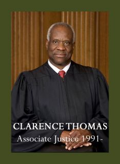 Supreme Court Justice Clarence Thomas Trading Card